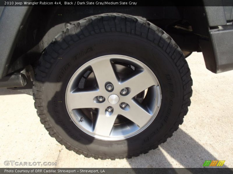 Black / Dark Slate Gray/Medium Slate Gray 2010 Jeep Wrangler Rubicon 4x4
