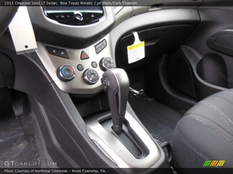 Blue Topaz Metallic / Jet Black/Dark Titanium 2013 Chevrolet Sonic LT Sedan