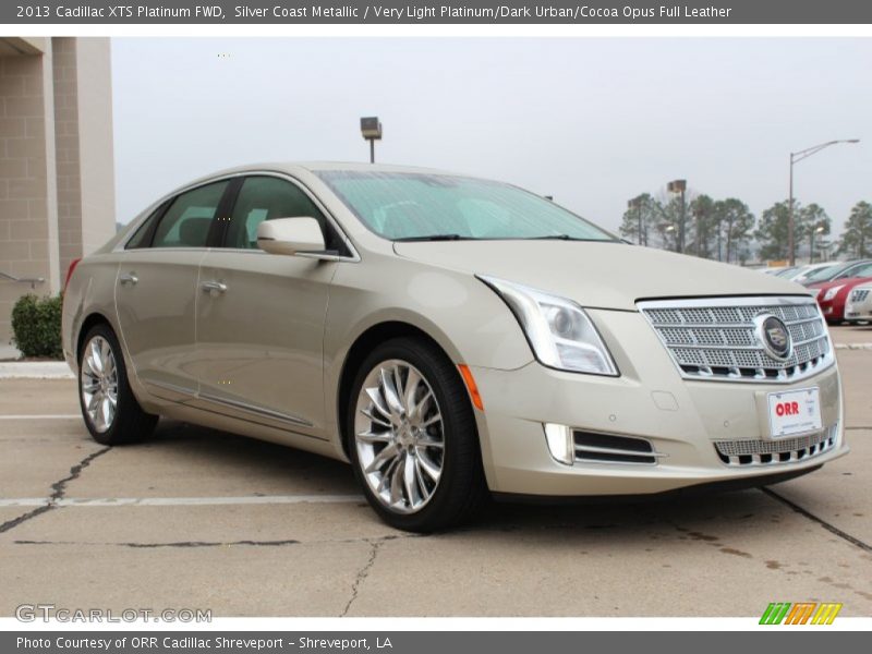 Silver Coast Metallic / Very Light Platinum/Dark Urban/Cocoa Opus Full Leather 2013 Cadillac XTS Platinum FWD