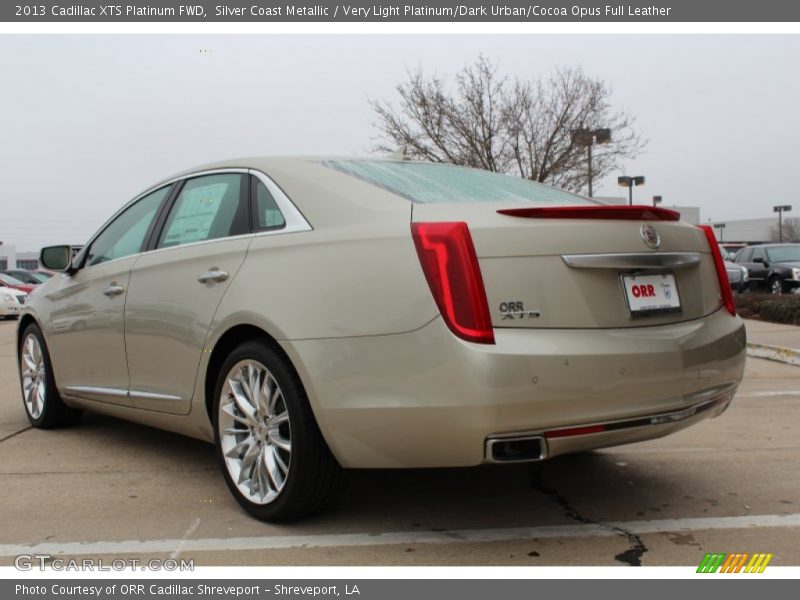 Silver Coast Metallic / Very Light Platinum/Dark Urban/Cocoa Opus Full Leather 2013 Cadillac XTS Platinum FWD
