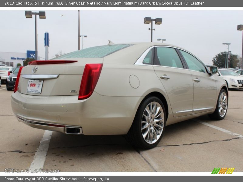 Silver Coast Metallic / Very Light Platinum/Dark Urban/Cocoa Opus Full Leather 2013 Cadillac XTS Platinum FWD
