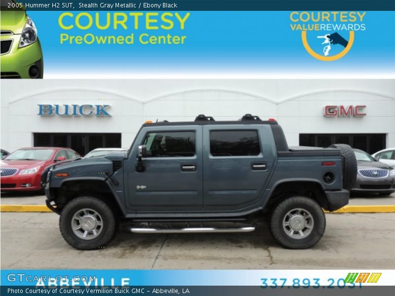 Stealth Gray Metallic / Ebony Black 2005 Hummer H2 SUT