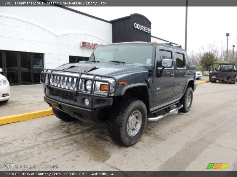 Stealth Gray Metallic / Ebony Black 2005 Hummer H2 SUT