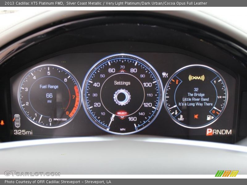 Silver Coast Metallic / Very Light Platinum/Dark Urban/Cocoa Opus Full Leather 2013 Cadillac XTS Platinum FWD