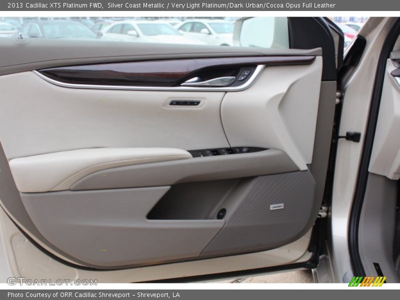 Silver Coast Metallic / Very Light Platinum/Dark Urban/Cocoa Opus Full Leather 2013 Cadillac XTS Platinum FWD