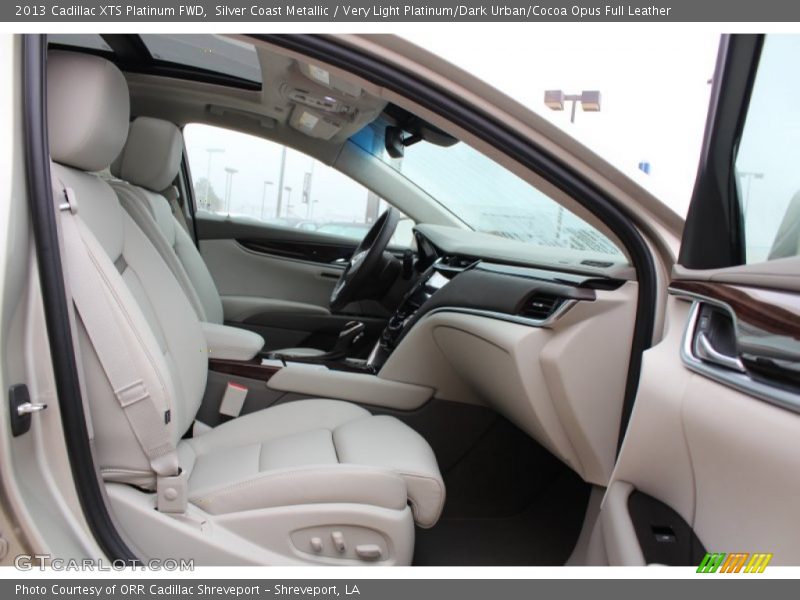 Silver Coast Metallic / Very Light Platinum/Dark Urban/Cocoa Opus Full Leather 2013 Cadillac XTS Platinum FWD