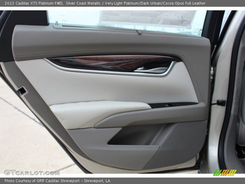 Silver Coast Metallic / Very Light Platinum/Dark Urban/Cocoa Opus Full Leather 2013 Cadillac XTS Platinum FWD