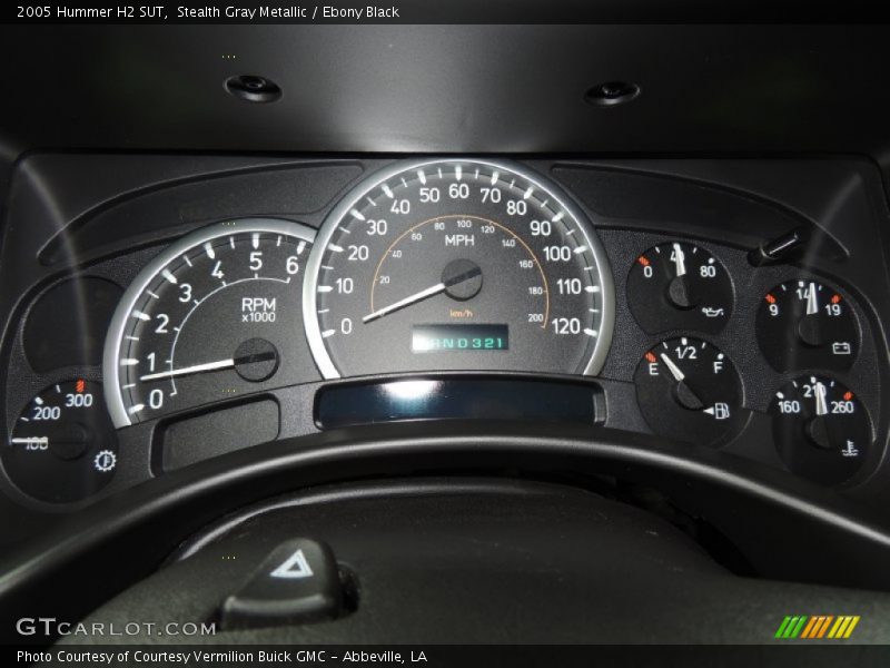Stealth Gray Metallic / Ebony Black 2005 Hummer H2 SUT