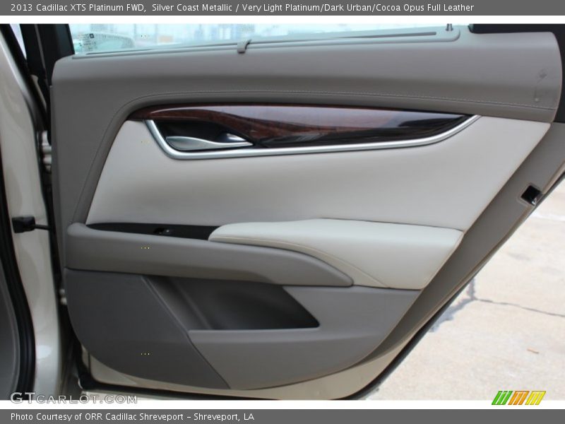 Silver Coast Metallic / Very Light Platinum/Dark Urban/Cocoa Opus Full Leather 2013 Cadillac XTS Platinum FWD