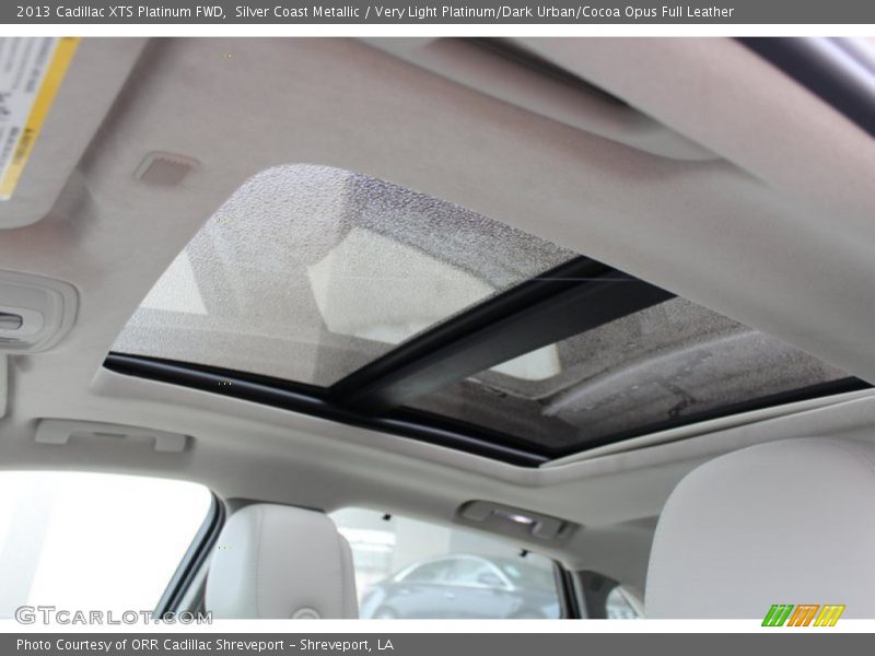 Silver Coast Metallic / Very Light Platinum/Dark Urban/Cocoa Opus Full Leather 2013 Cadillac XTS Platinum FWD