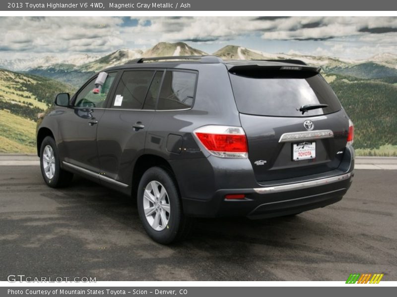 Magnetic Gray Metallic / Ash 2013 Toyota Highlander V6 4WD