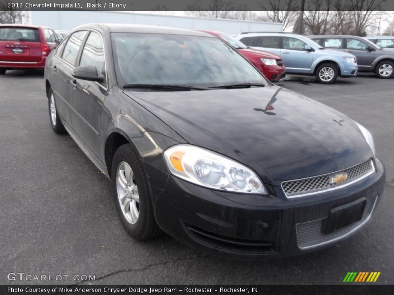 Black / Ebony 2012 Chevrolet Impala LS