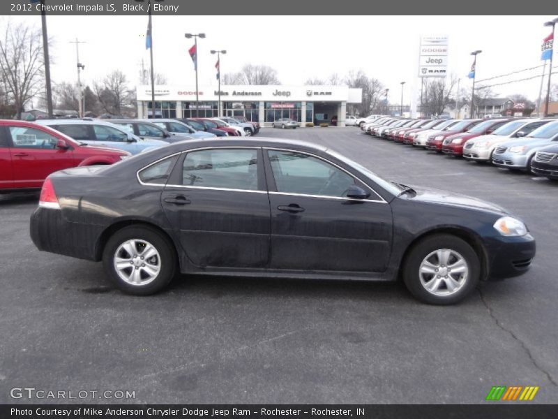 Black / Ebony 2012 Chevrolet Impala LS