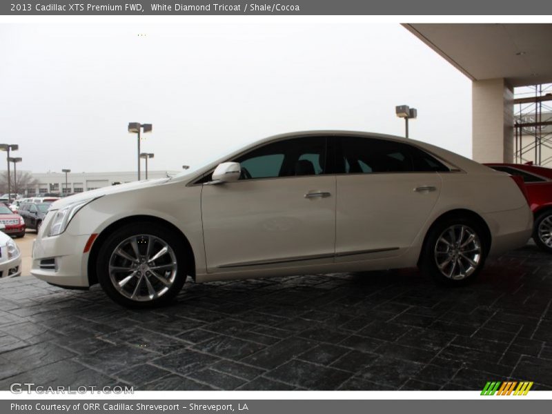 White Diamond Tricoat / Shale/Cocoa 2013 Cadillac XTS Premium FWD