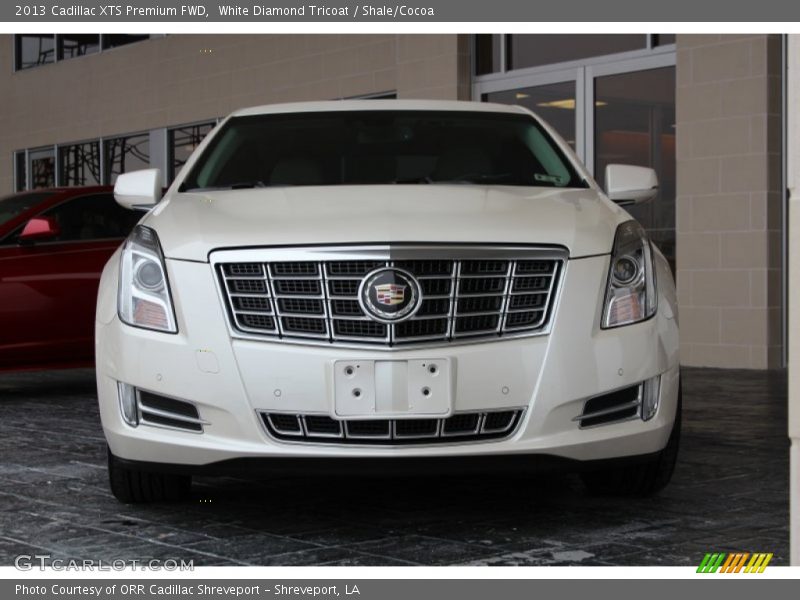 White Diamond Tricoat / Shale/Cocoa 2013 Cadillac XTS Premium FWD