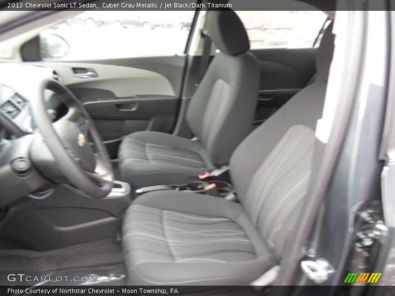 Cyber Gray Metallic / Jet Black/Dark Titanium 2013 Chevrolet Sonic LT Sedan