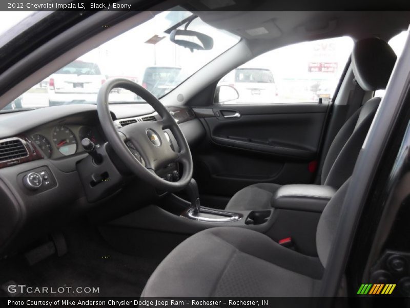 Black / Ebony 2012 Chevrolet Impala LS