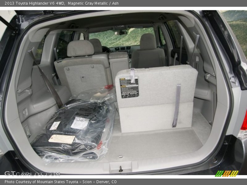 Magnetic Gray Metallic / Ash 2013 Toyota Highlander V6 4WD