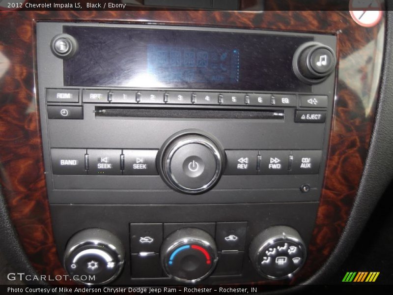 Black / Ebony 2012 Chevrolet Impala LS