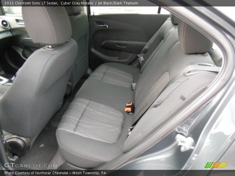 Cyber Gray Metallic / Jet Black/Dark Titanium 2013 Chevrolet Sonic LT Sedan