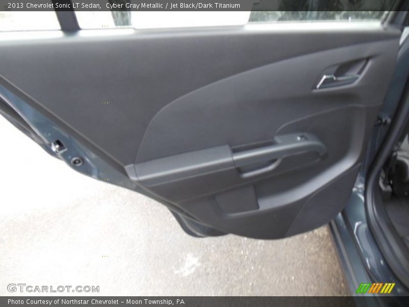 Cyber Gray Metallic / Jet Black/Dark Titanium 2013 Chevrolet Sonic LT Sedan
