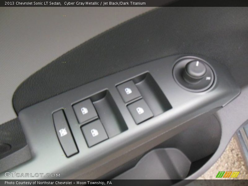 Cyber Gray Metallic / Jet Black/Dark Titanium 2013 Chevrolet Sonic LT Sedan
