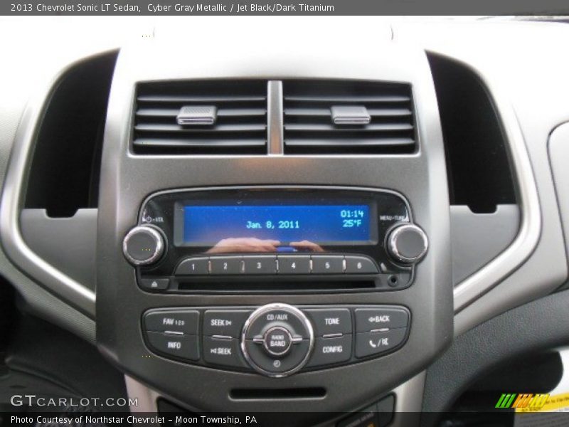 Cyber Gray Metallic / Jet Black/Dark Titanium 2013 Chevrolet Sonic LT Sedan