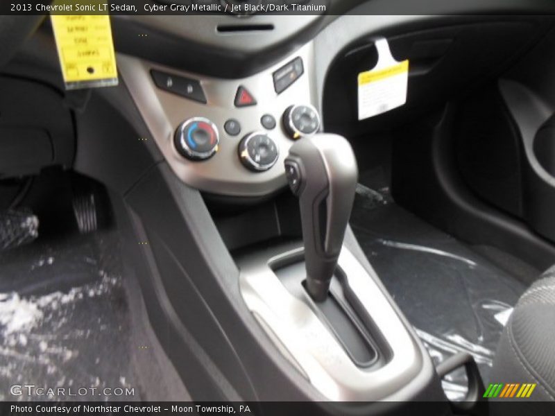 Cyber Gray Metallic / Jet Black/Dark Titanium 2013 Chevrolet Sonic LT Sedan