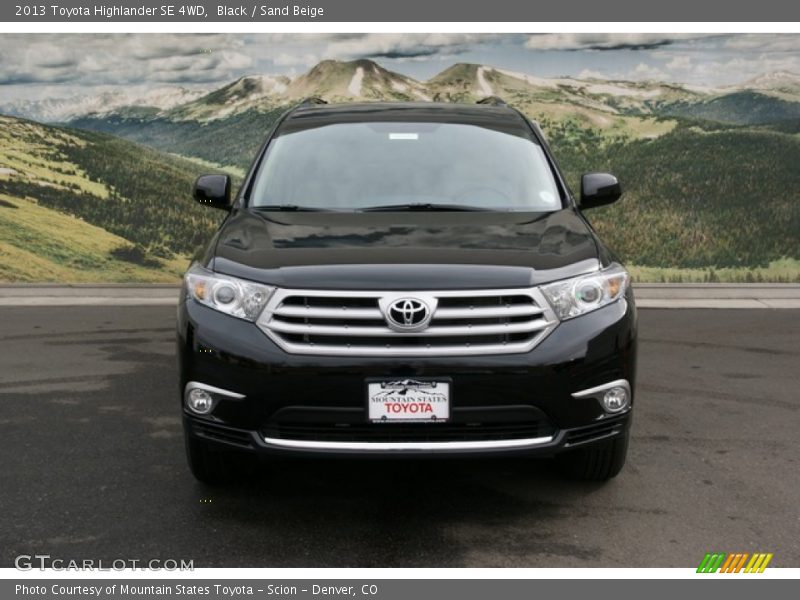 Black / Sand Beige 2013 Toyota Highlander SE 4WD