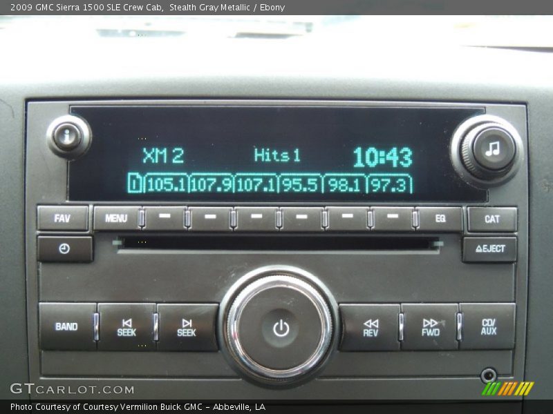 Audio System of 2009 Sierra 1500 SLE Crew Cab