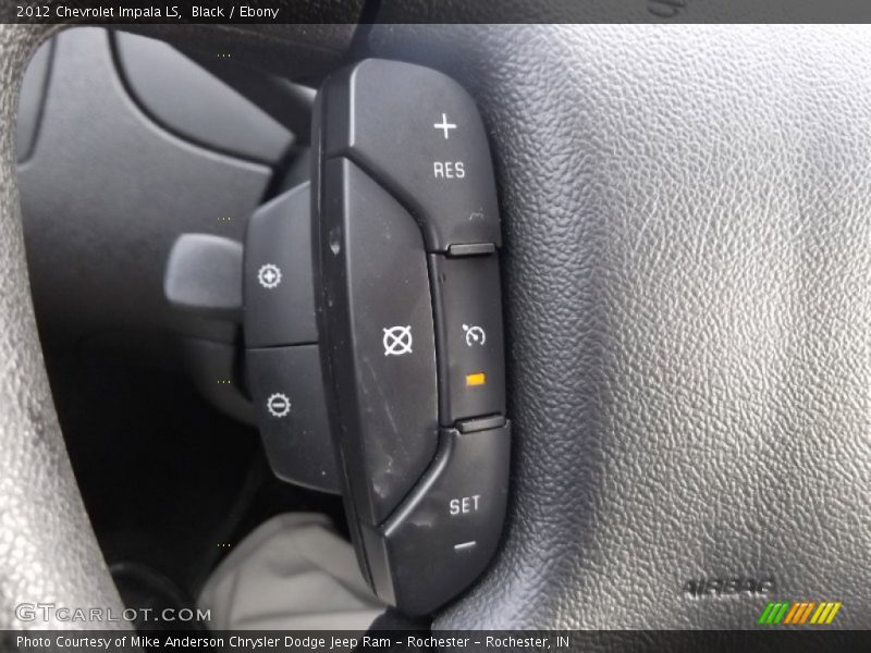 Black / Ebony 2012 Chevrolet Impala LS