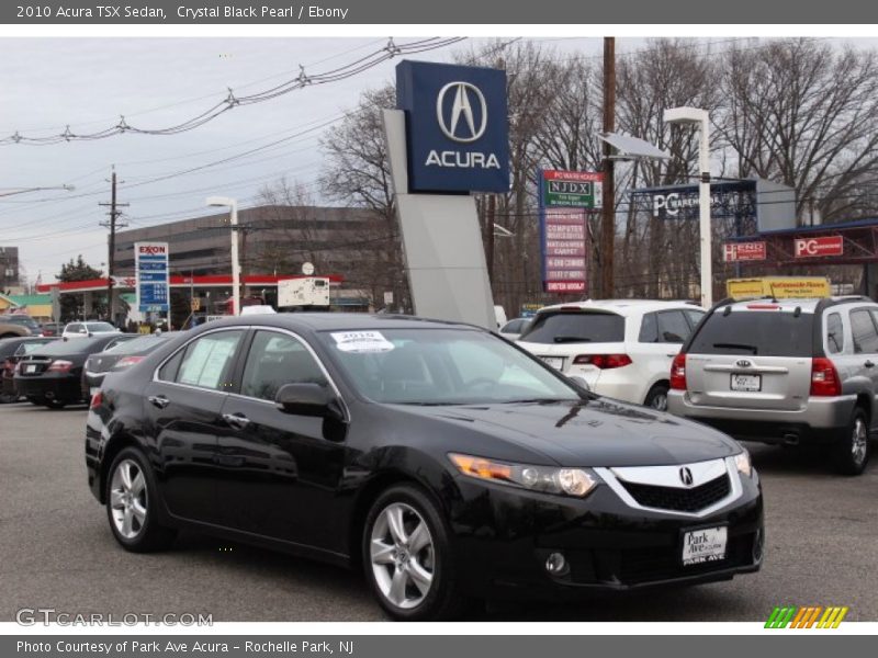 Crystal Black Pearl / Ebony 2010 Acura TSX Sedan