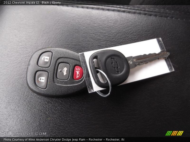 Black / Ebony 2012 Chevrolet Impala LS