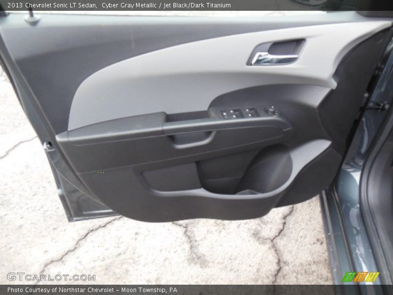 Cyber Gray Metallic / Jet Black/Dark Titanium 2013 Chevrolet Sonic LT Sedan