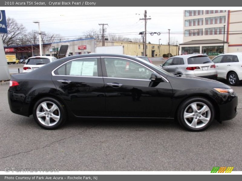 Crystal Black Pearl / Ebony 2010 Acura TSX Sedan