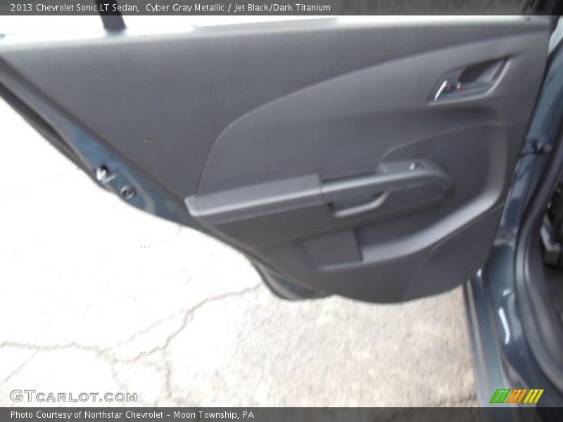 Cyber Gray Metallic / Jet Black/Dark Titanium 2013 Chevrolet Sonic LT Sedan