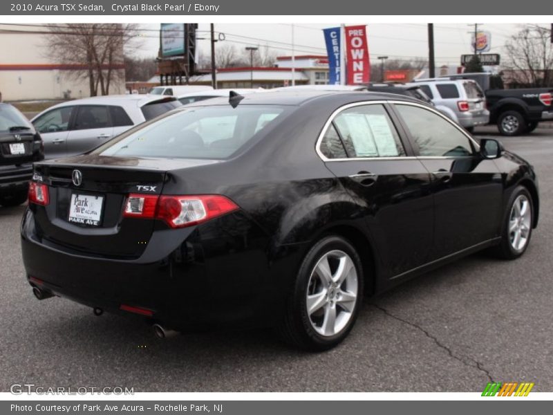 Crystal Black Pearl / Ebony 2010 Acura TSX Sedan