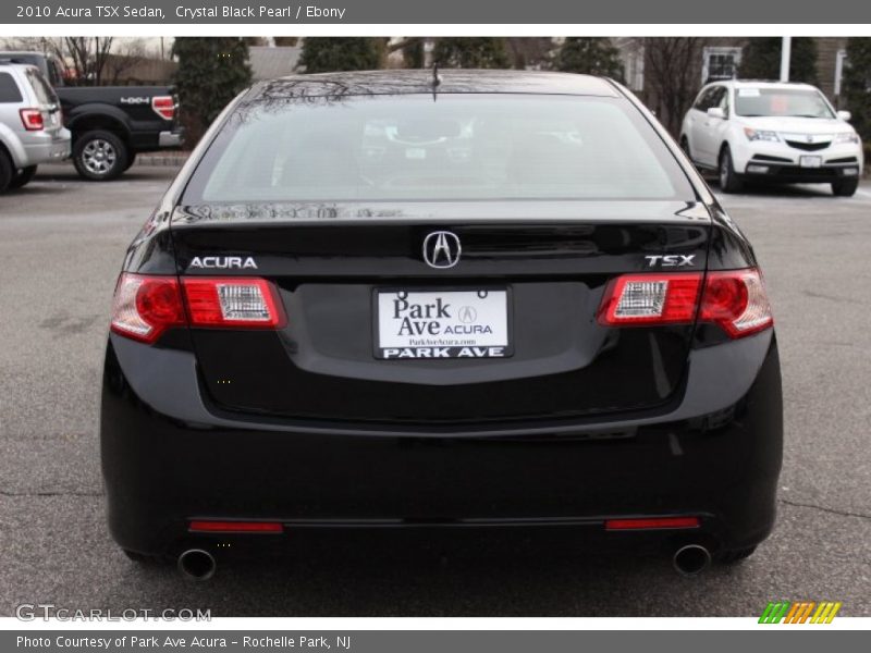Crystal Black Pearl / Ebony 2010 Acura TSX Sedan