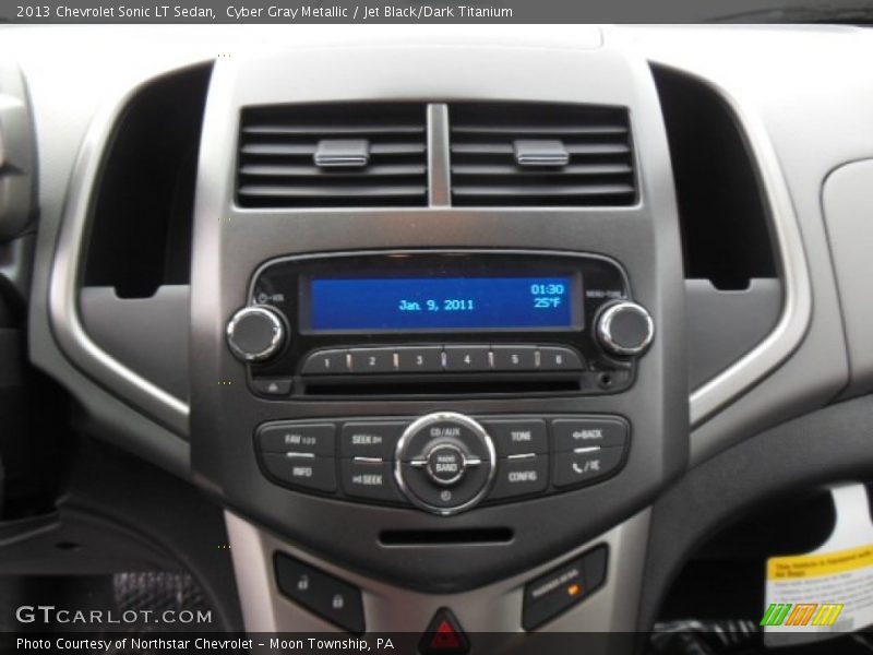 Cyber Gray Metallic / Jet Black/Dark Titanium 2013 Chevrolet Sonic LT Sedan
