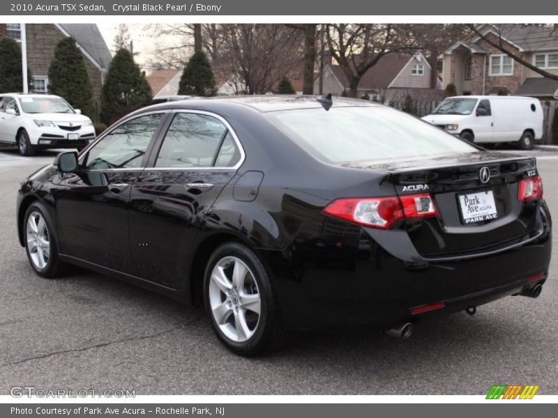 Crystal Black Pearl / Ebony 2010 Acura TSX Sedan