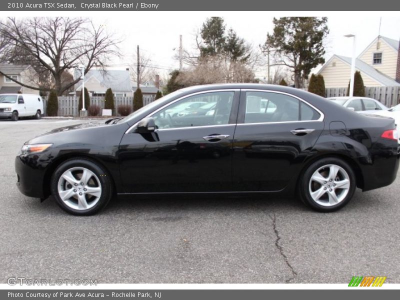 Crystal Black Pearl / Ebony 2010 Acura TSX Sedan