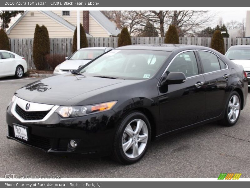 Crystal Black Pearl / Ebony 2010 Acura TSX Sedan