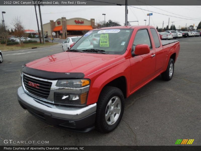 Fire Red / Ebony 2012 GMC Canyon SLE Extended Cab