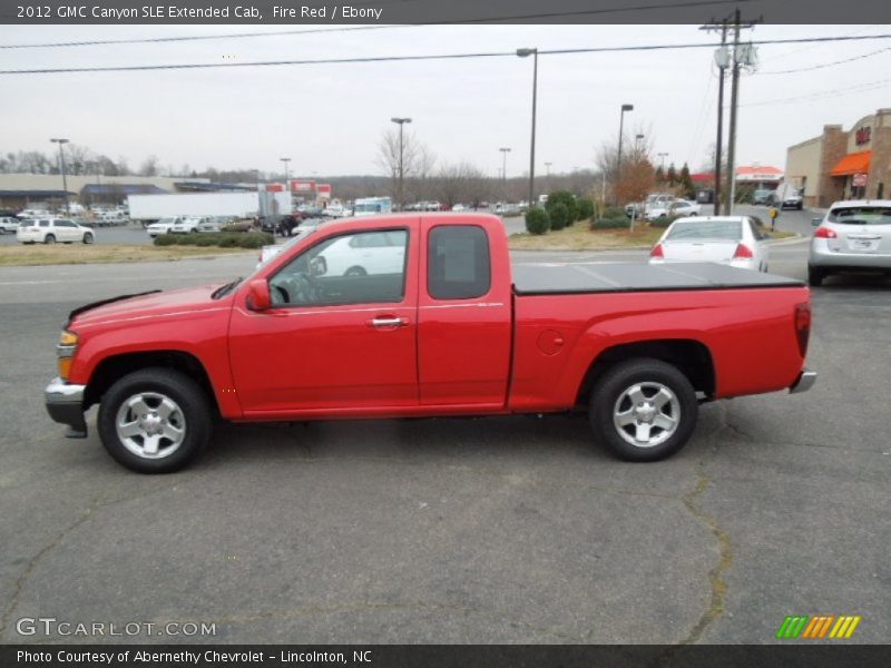  2012 Canyon SLE Extended Cab Fire Red
