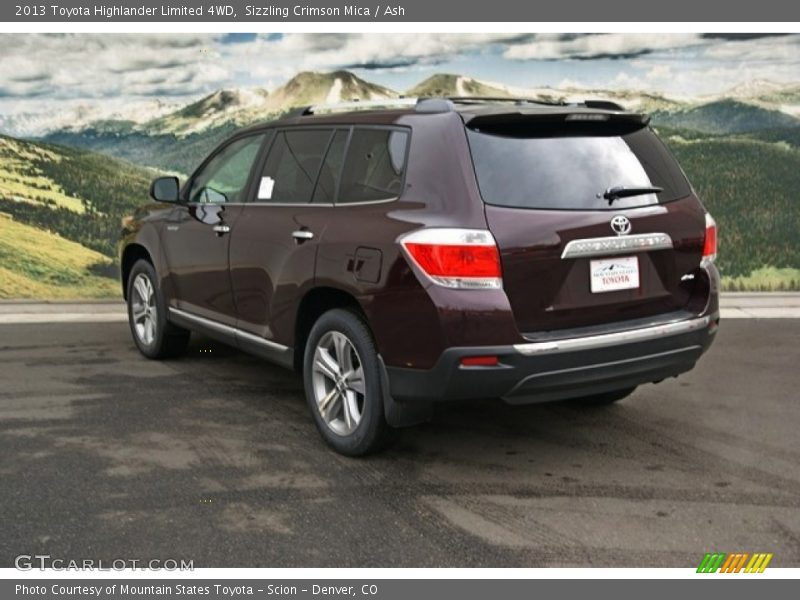 Sizzling Crimson Mica / Ash 2013 Toyota Highlander Limited 4WD