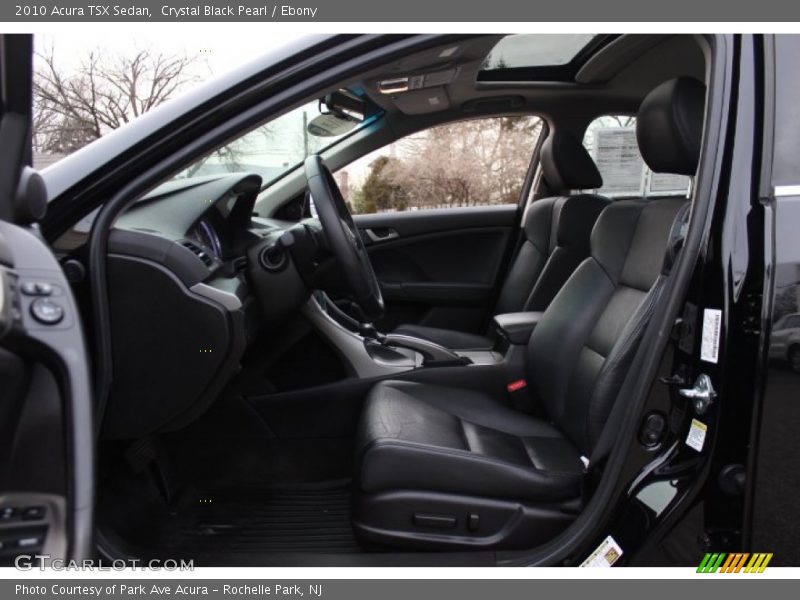 Crystal Black Pearl / Ebony 2010 Acura TSX Sedan