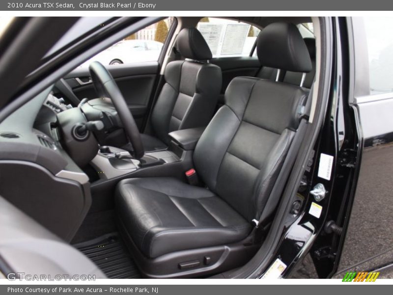 Crystal Black Pearl / Ebony 2010 Acura TSX Sedan