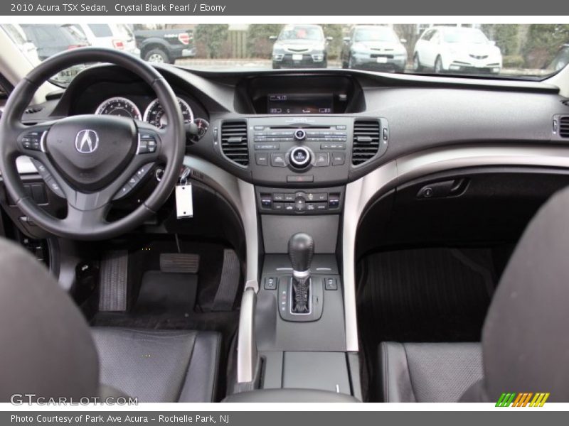 Crystal Black Pearl / Ebony 2010 Acura TSX Sedan