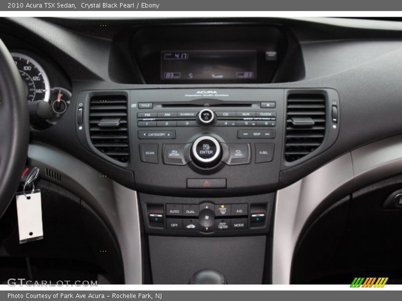 Crystal Black Pearl / Ebony 2010 Acura TSX Sedan