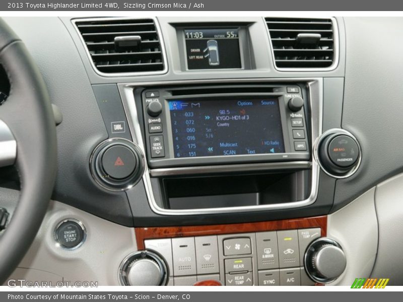 Sizzling Crimson Mica / Ash 2013 Toyota Highlander Limited 4WD